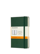 John Lewis Moleskine Green Pocket Hardback Lined Notebook- Buy online at McGrocer