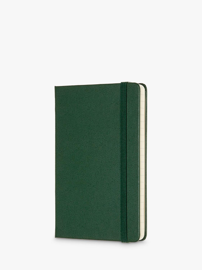Moleskine pocket hardback notebook green - British product
