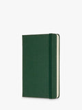 Moleskine pocket hardback notebook green - British product