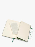 Moleskine pocket hardback notebook green - British product