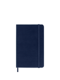 Moleskine hard cover notebook in blue, pocket size - British product