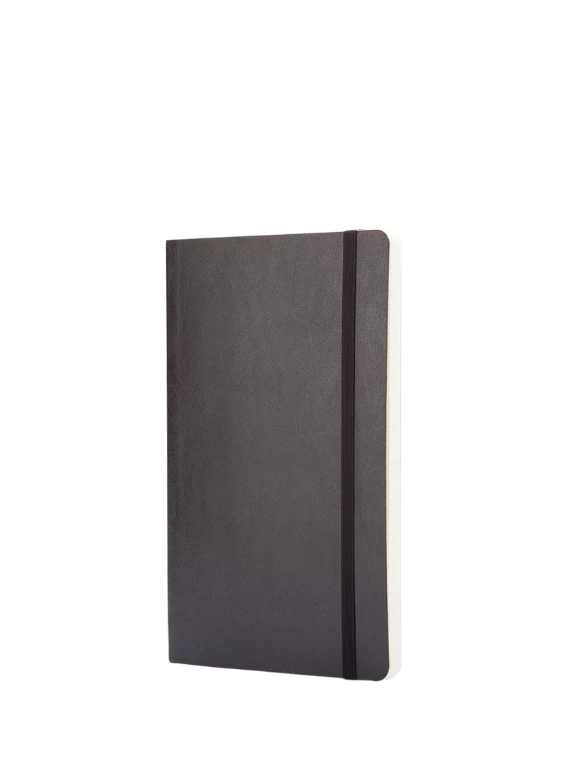 Moleskine pocket soft cover notebook black, imported from the UK