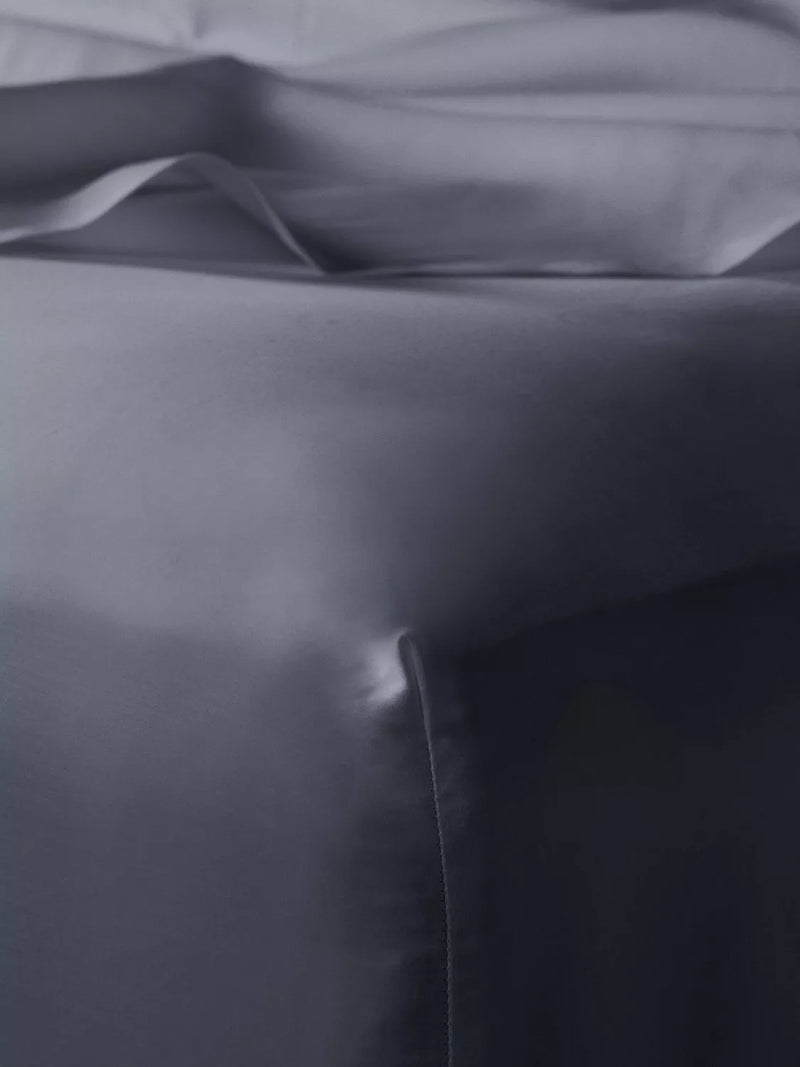 Bedfolk Luxe Cotton Standard Fitted Sheets - Clay King