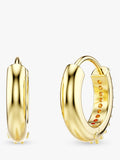 Swarovski mini hoop earrings gold (British brand)