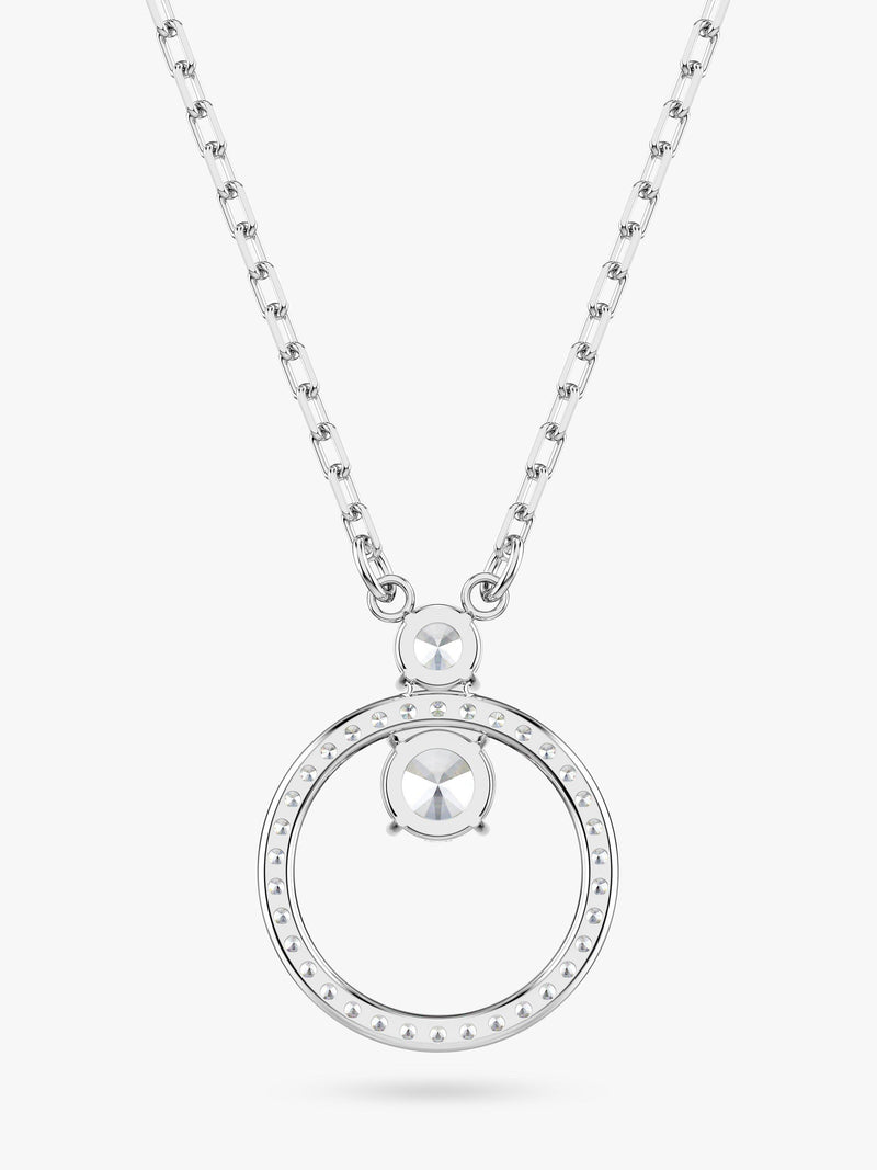 Swarovski silver crystal pendant necklace with Zirconia, imported from the UK