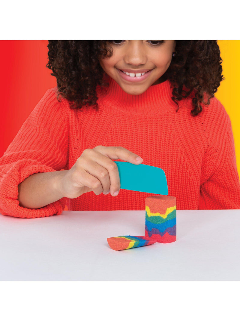 Spin Master Kinetic Sand Rainbow Mix Set, imported from the UK