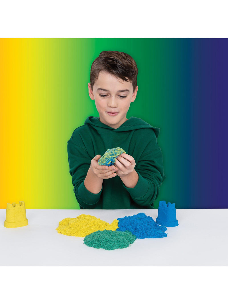 Spin Master Kinetic Sand Rainbow Mix Set, imported from the UK