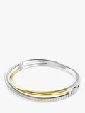 Swarovski Hyperbola two-tone bangle 17.3 cm (British brand)