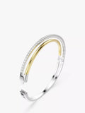 Swarovski Hyperbola two-tone bangle 17.3 cm (British brand)