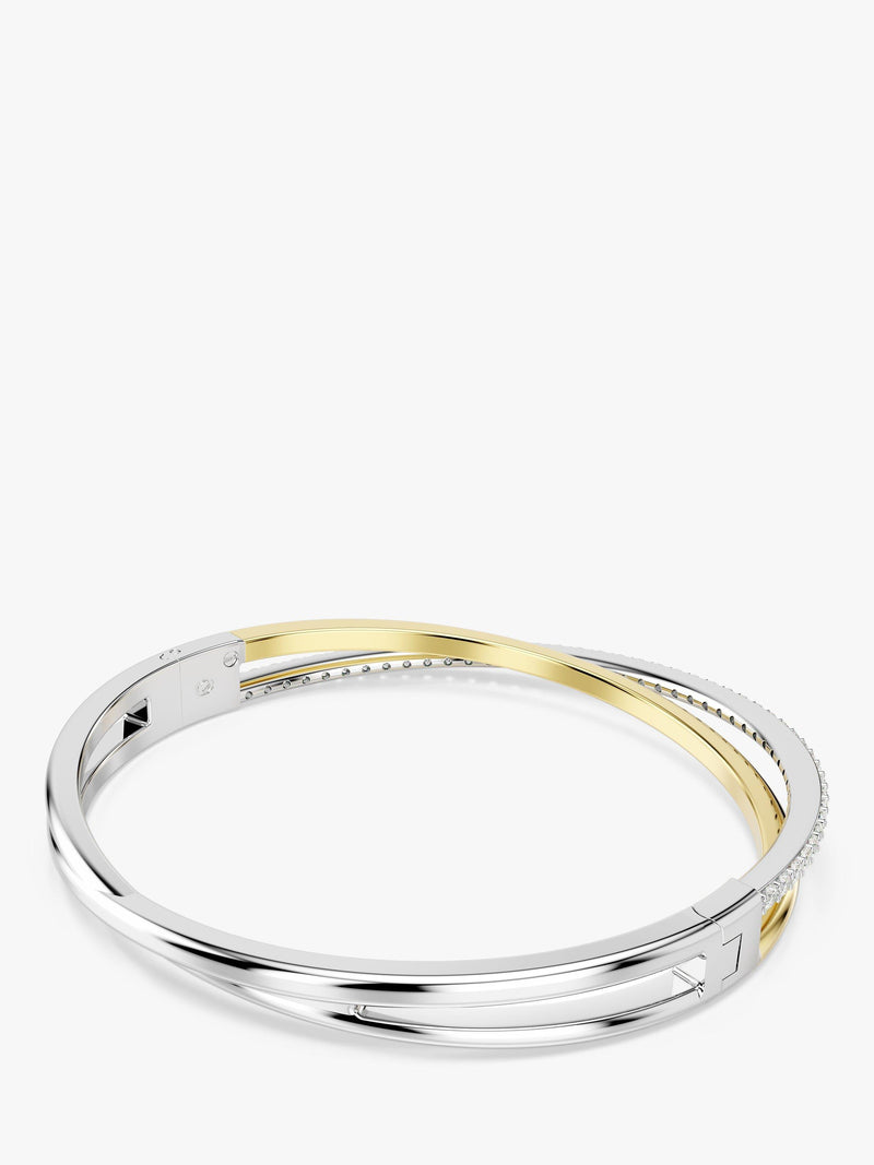 Swarovski Hyperbola two-tone bangle 17.3 cm (British brand)