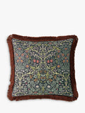 William Morris At Home Blackthorn square cushion 50x50cm - British product