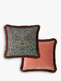 William Morris At Home Blackthorn square cushion 50x50cm - British product
