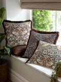 William Morris At Home Blackthorn square cushion 50x50cm - British product