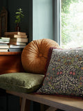 William Morris At Home Blackthorn square cushion 50x50cm - British product