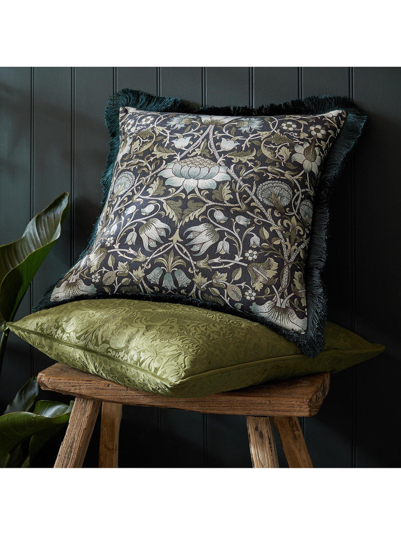 William Morris Lodden Square cushion 50x50cm, imported from the UK