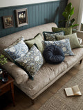 William Morris Lodden Square cushion 50x50cm, imported from the UK