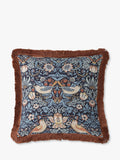 William Morris At Home Strawberry Thief square cushion 50cm (British brand)