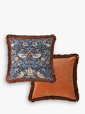 William Morris At Home Strawberry Thief square cushion 50cm (British brand)
