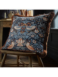 William Morris At Home Strawberry Thief square cushion 50cm (British brand)