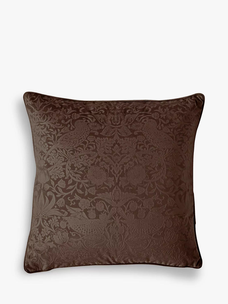 William Morris Strawberry Thief velvet cushion 50cm - British product