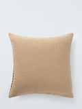 John Lewis square cushion with textured striped design and feather filling, UK version