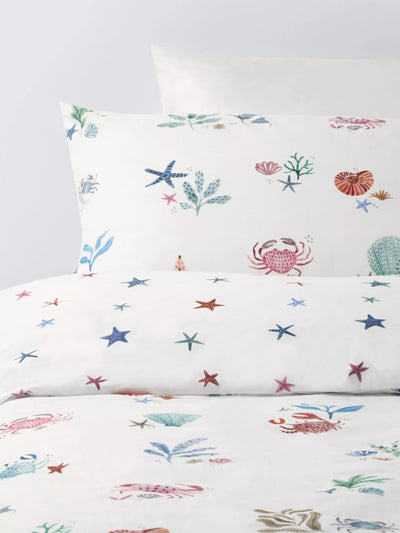 John Lewis John Lewis Kids' Coral Reef Duvet Cover and Pillowcase Set, Multi, Single- Buy online at McGrocer