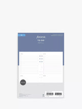 John Lewis A5 Minimal To Do Personal Organiser Insert with 56 Sheets of Fountain Pen Friendly Paper- Buy online at McGrocer