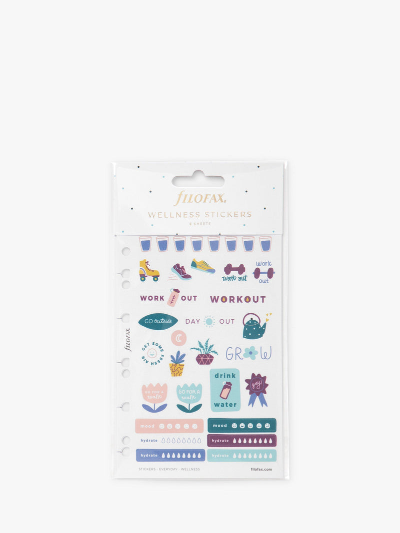 Filofax Everyday Wellness Stickers 216 stickers - British product