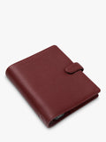 Filofax A5 Norfolk leather personal organiser currant, imported from the UK