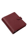 Filofax A5 Norfolk leather personal organiser currant, imported from the UK
