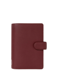 Filofax Norfolk leather personal organiser currant - British product