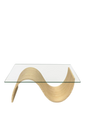 Tom Schneider Pulse coffee table with oak base - British product