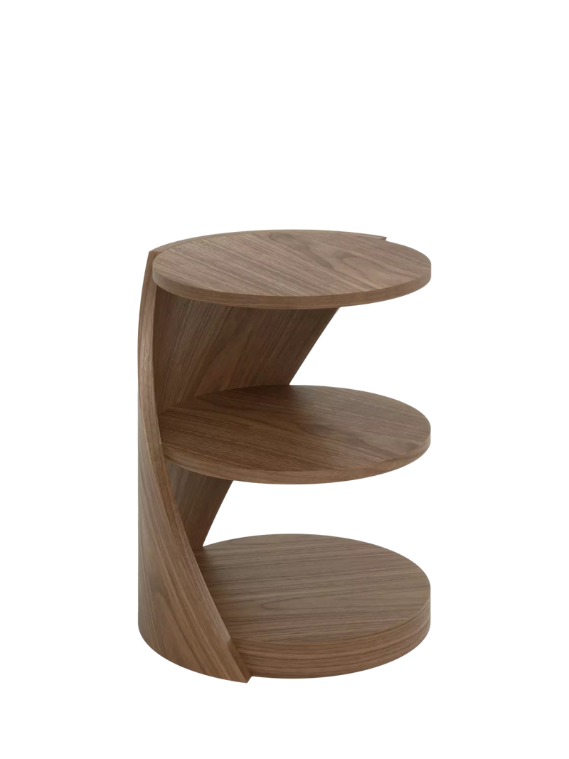 Tom Schneider Single Lamp Table, Walnut