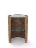 Tom Schneider Saturn Lamp Table, Walnut