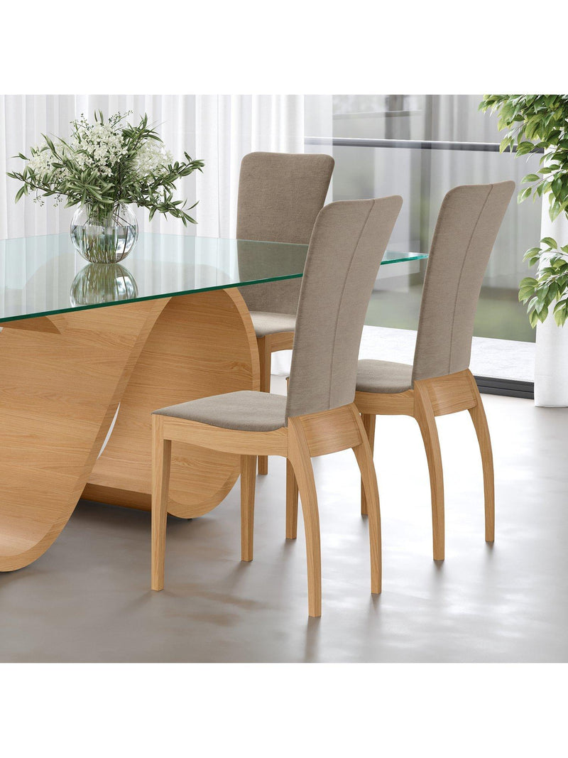 Tom Schneider Sasha dining chair in walnut finish - British product