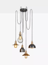 John Lewis Industville Brooklyn 5 Wire Spider Pendant Ceiling Light- Buy online at McGrocer