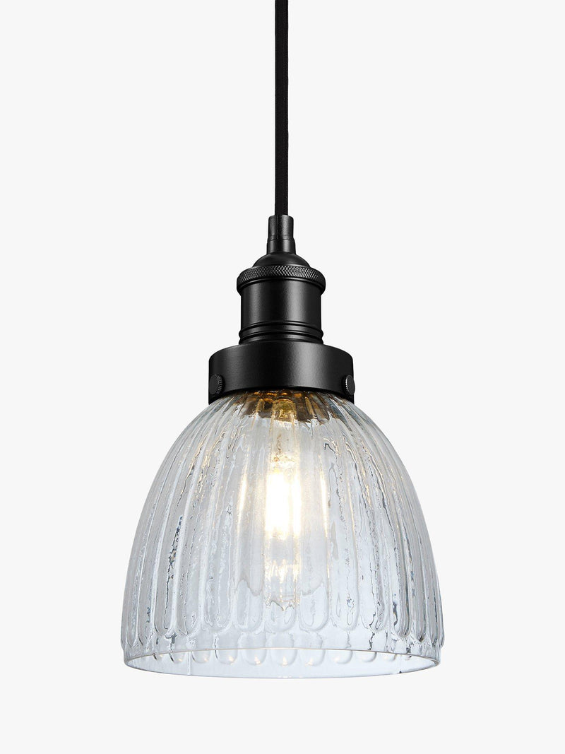 Industville Brooklyn Glass Cone Pendant Light, imported from the UK
