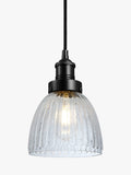 Industville Brooklyn Glass Cone Pendant Light, imported from the UK
