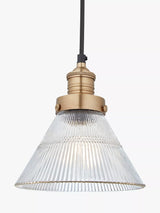 John Lewis Industville Brooklyn Glass Funnel Pendant Ceiling Light- Buy online at McGrocer