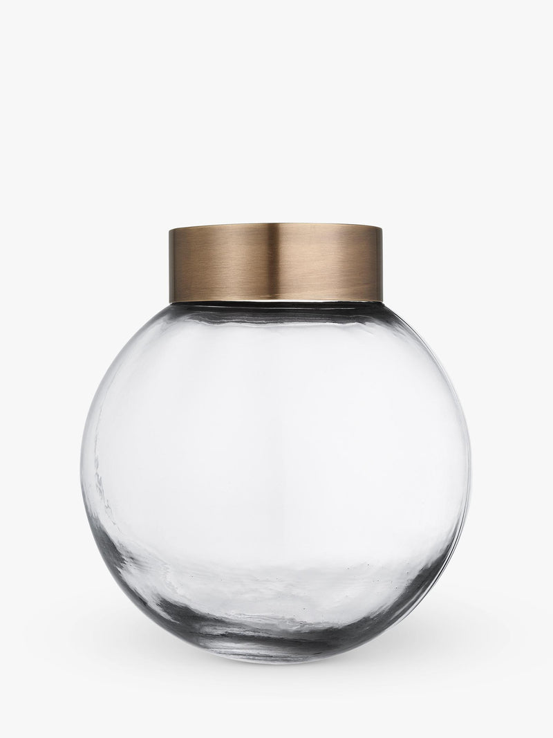 Industville flush mount glass globe ceiling light - British product
