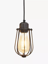 John Lewis Industville Orlando Wire Cage Pendant Ceiling Light- Buy online at McGrocer