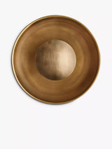 John Lewis Industville Boston Round Metal Diffuser Wall and Ceiling Light, Brass- Buy online at McGrocer