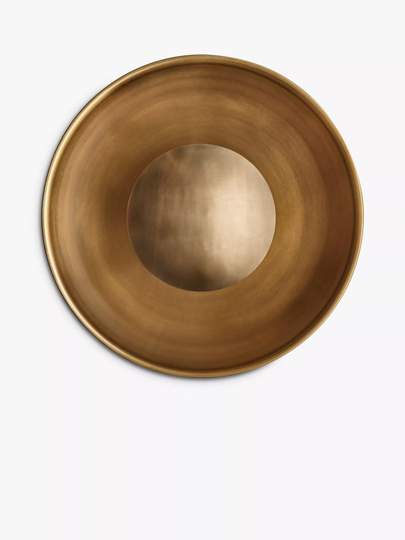 Industville Boston round brass light, imported from the UK