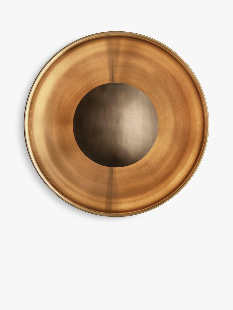 Industville Boston round brass light, imported from the UK