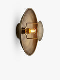 Industville Boston round brass light, imported from the UK