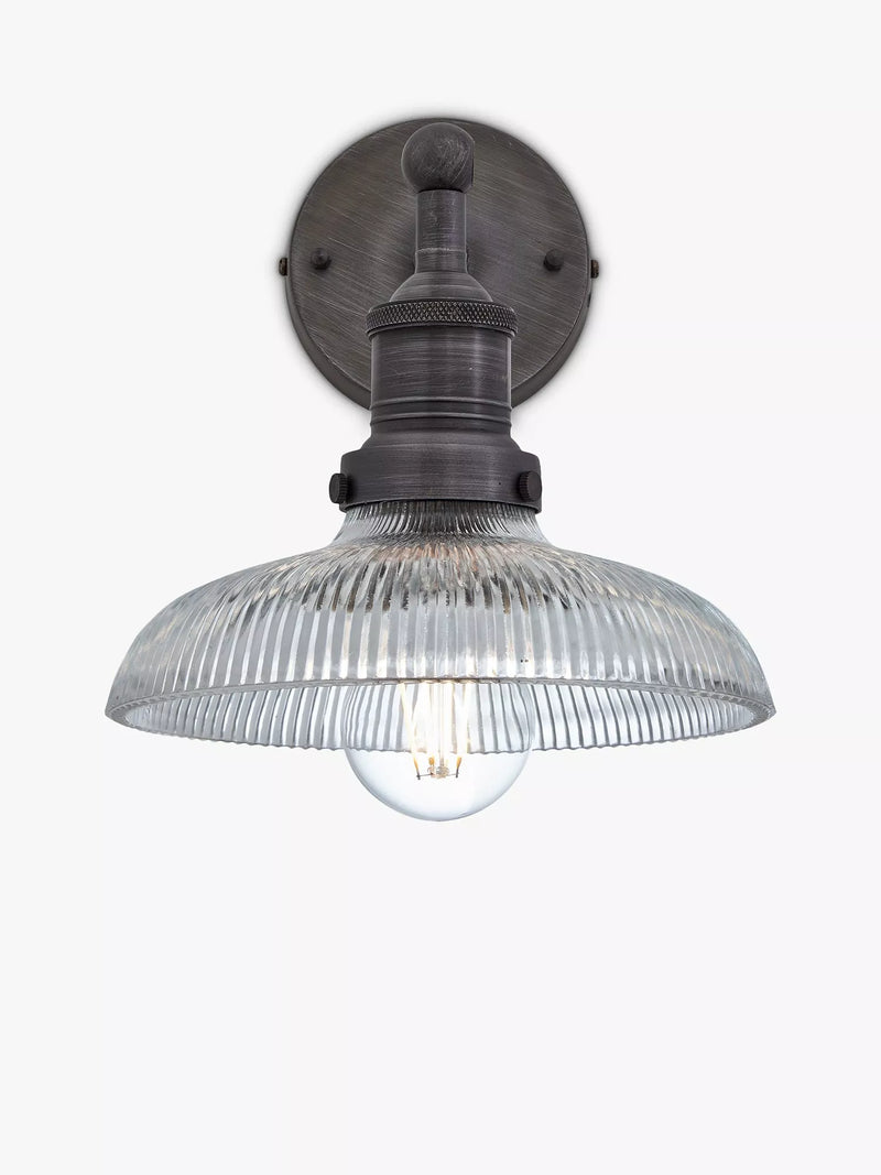Industville Brooklyn Glass Dome Wall Light