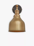 Industville Brooklyn Cone Wall Light aged brass (British brand)