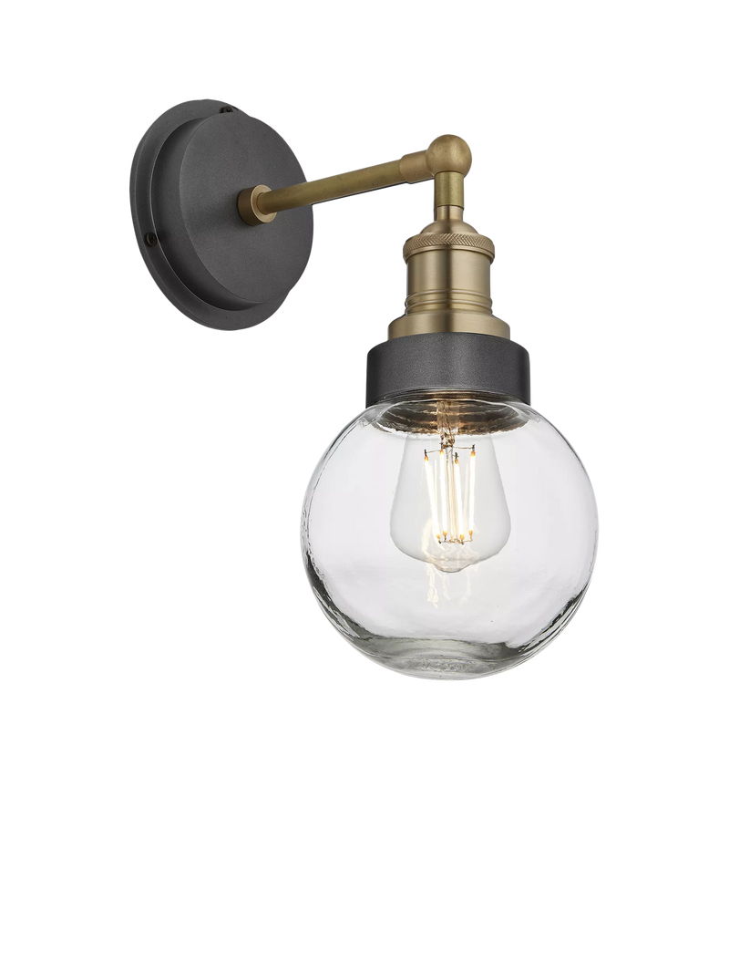 Industville Brooklyn Outdoor & Bathroom Wall Light 31x15x28cm