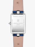 Frederique Constant Classics Art Deco Carree automatic watch blue leather strap - British product