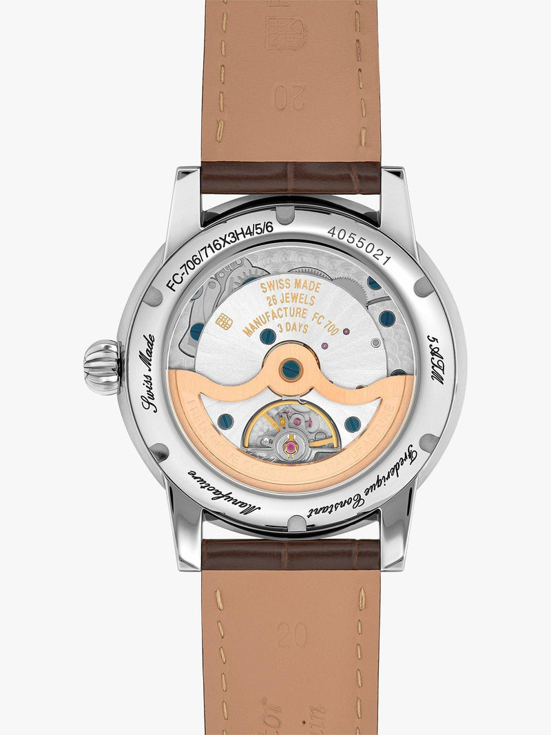 Frederique Constant FC-706 automatic watch salmon dial - British product